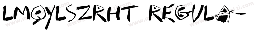 LMQYLSZRHT Regula字体转换